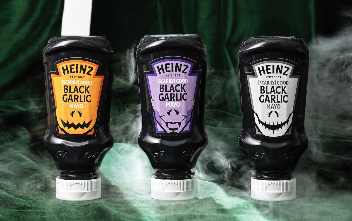 Heinz Launches First Black Garlic Mayo For Halloween